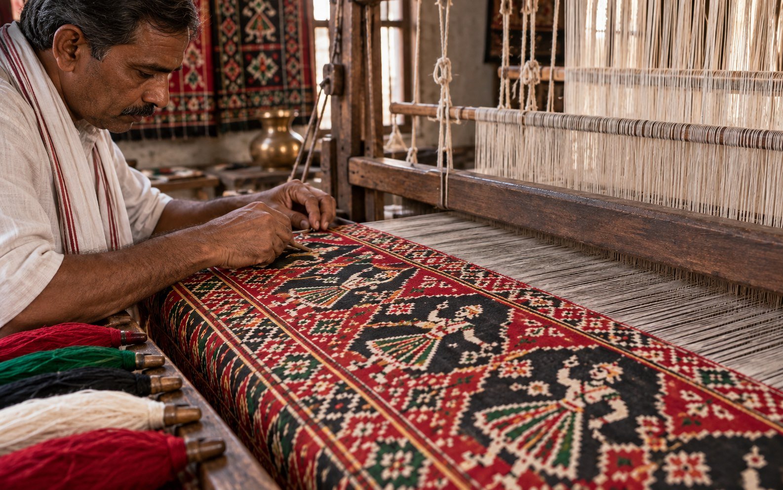 Patola handloom weaving